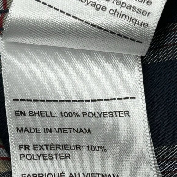 UNTUCKit Shirt Mens Large DORIN Blue Tan Red Plaid Lightweight Button Up  L - Picture 9 of 15